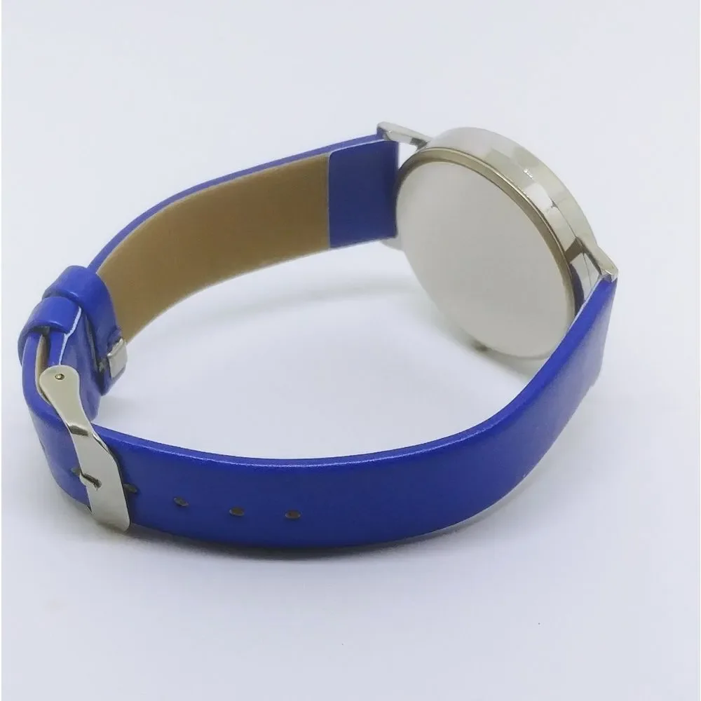 Mickey Cartoon Face Watch Blue Band w Gi…